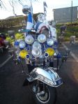 Salford Santa Scooter Run  to The Christie